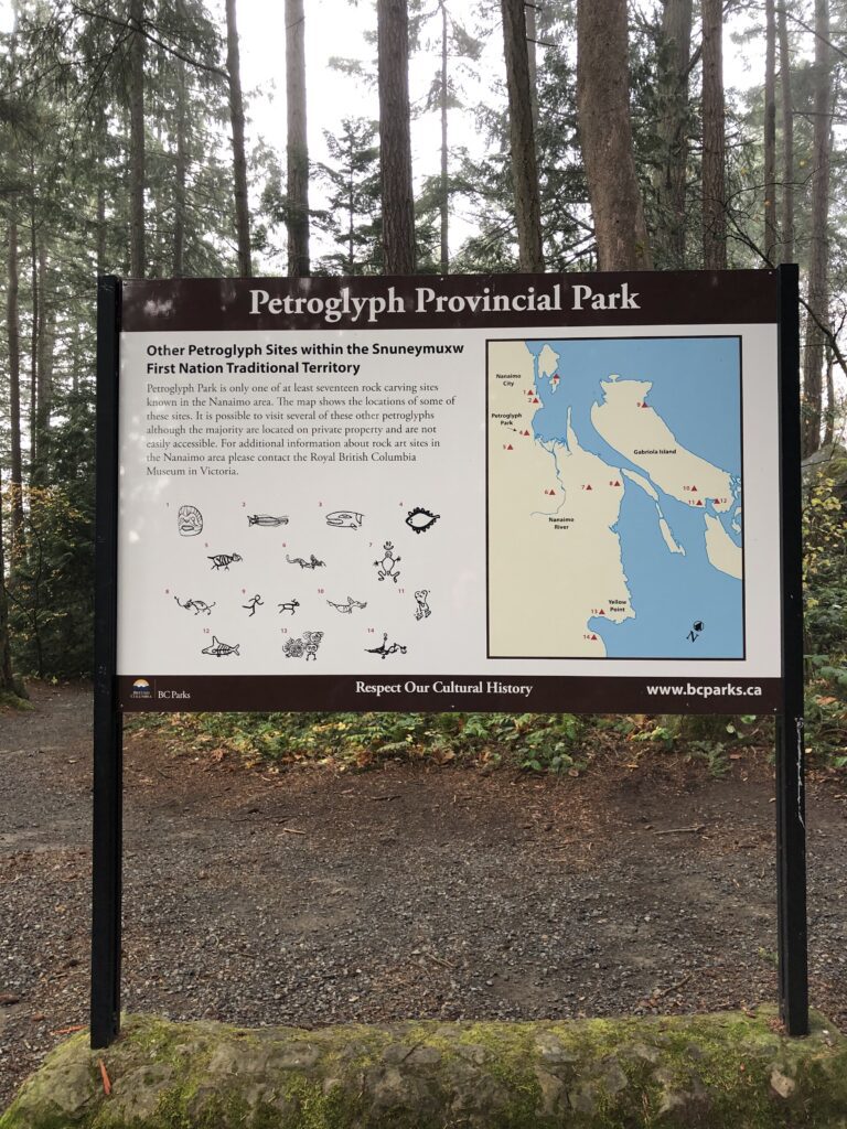 Locations of other Petroglyph sites in the area.