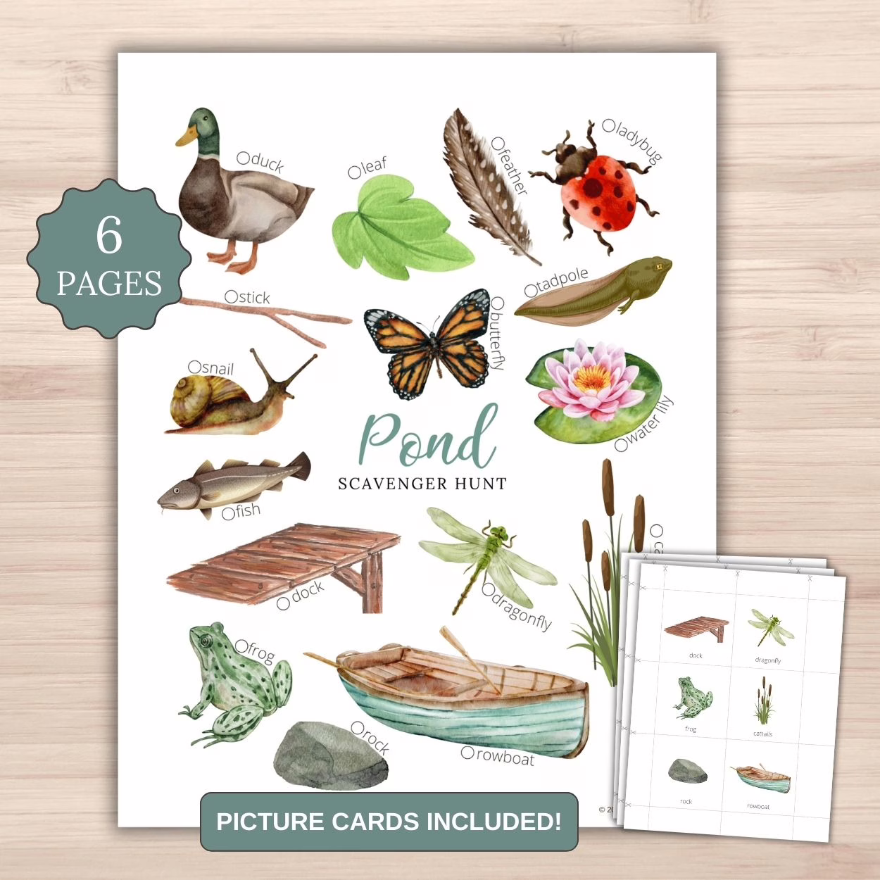 Pond Scavenger Hunt