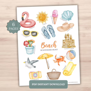 Beach Scavenger Hunt