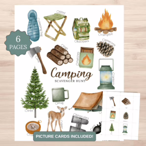 Camping Scavenger Hunt