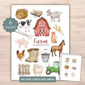 Farm Scavenger Hunt