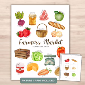 Farmers Market Scavenger Hunt