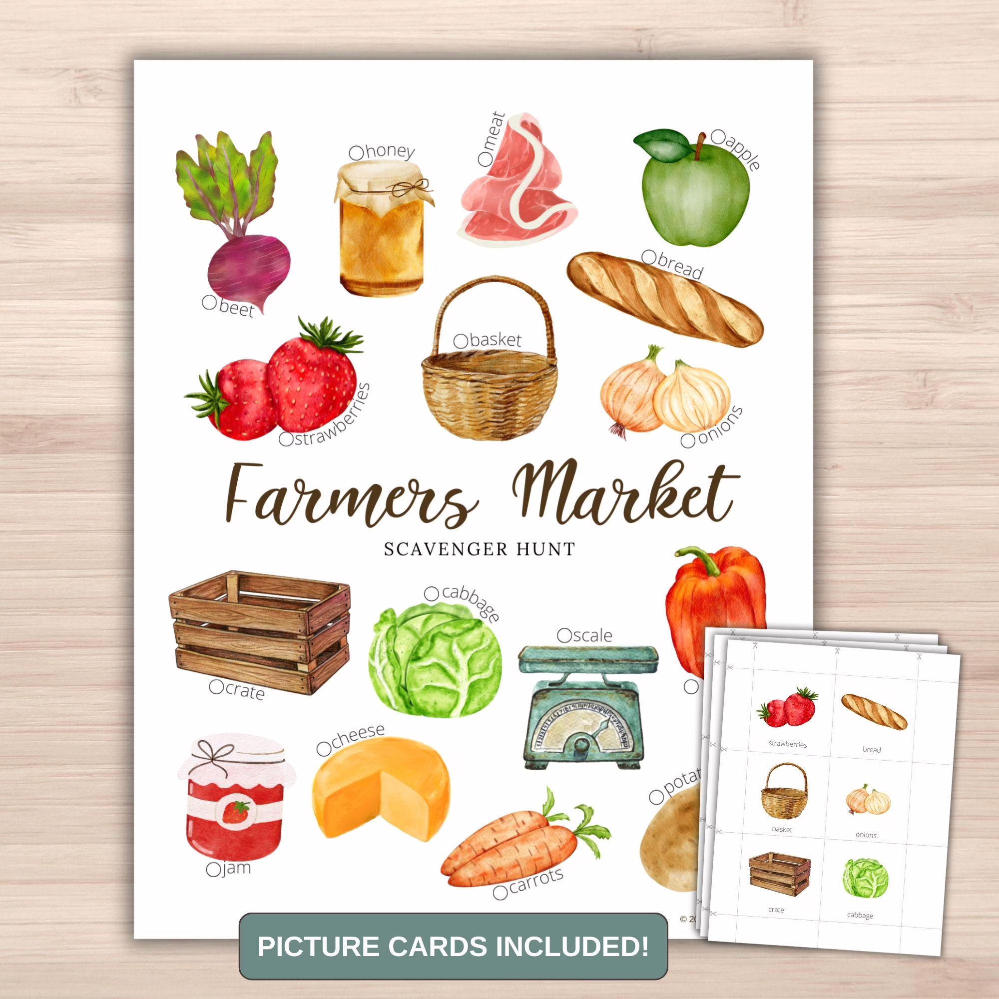 Farmers Market Scavenger Hunt