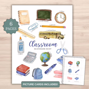 Classroom Scavenger Hunt